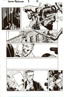 BACHALO, CHRIS / TOWNSEND - Dark Reign: Sinister Spider-Man #1 pg 11, Venom & JJJ Comic Art