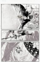 BACHALO, CHRIS - X-Men #198 pg 14, Cannonball  Comic Art