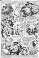 VEITCH, RICK - Moore & Bissette' Swamp Thing #59 Indicia pg 2, Arcane in Hell Comic Art