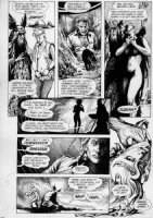 TOTLEBEN, JOHN - MOORE  Swamp Thing #48 pg 23, Constantine, Judith strips & becomes bird Comic Art