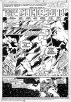 BYRNE, JOHN - Legends #3 pg 1 Splash, send for Suicide Squad Comic Art
