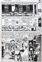 BYRNE, JOHN - Captain America #250 pg 26, Capt & flashback to his origins! Comic Art