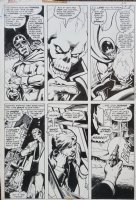 BYRNE, JOHN - Daredevil #138 pg 26, Ghost Rider joins Stunt-master Comic Art