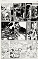 BYRNE, JOHN - Fantastic Four #233 pg 10, Human Torch solving Noir style crime 1981 Comic Art