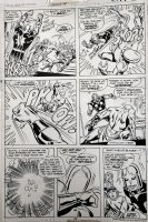 BUSCEMA, SAL - Nova #9 pg 27, Nova delivers a beat down to Megaman! Comic Art