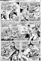 BUSCEMA, SAL / JOE STATON - Incredible Hulk #196 pg 15, Hulk & Abomination team-up to eat lunch! ...plus Doc Samson Comic Art