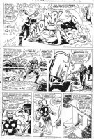 BUSCEMA, SAL - Nova #10 pg 3, Nova beats Firefly...and flies off home! Comic Art