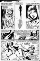 BUSCEMA, SAL - New Mutants #14 pg 10 (12), Magik - 1st hero appearance , S'ym grabs the Darkchild! Comic Art