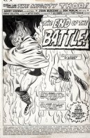 BUSCEMA, JOHN - Thor #211 pg 1, Splash, Thor in Hellfire! Comic Art