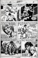 BUSCEMA, JOHN - Rampaging Hulk #23 pg 15, controversial gay rape at the YMCA tale Comic Art