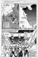 BUSCEMA, JOHN - Marvel Age Annual #4 semi-splash pg 2, Wolverine & X-Factor series promo Comic Art