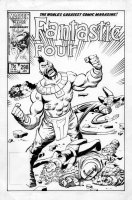 BUSCEMA, JOHN - Fantastic Four #298 cover, FF, She-hulk defeated Comic Art