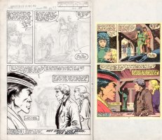 ZECK, MIKE / GENE DAY - Master of Kung Fu #100 splashy last pg, Shang Chi & Sister 1981 Comic Art