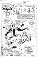 DITKO, STEVE - Tales Of Suspense #49 Iron Man large pg 1 Splash, third X-Men appearance, second Classic Armor  Comic Art