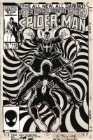 BUCKLER, RICH - Spectacular Spider-Man #115 Cover, Black Spidey & Doc Strange Comic Art