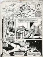 BUCKLER, RICH - Superman vs Shazam DC Treasury #58 pg 55, All four heroes, Superman, Shazam, Supergirl, Mary Marvel! Comic Art