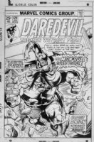 BUCKLER, RICH / JANSON, KLAUS - Daredevil #129 Cover, 4th Janson DD cover 1975 Comic Art