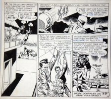 KANE, GIL / ANDERSON - Atom #7 lrg pg 8, Atom helps cops, Hawkman X-over story  1963 Comic Art