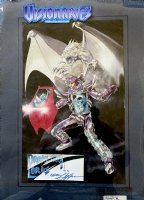 ADAMS, NEAL - Hasbro / Marvel Visionaries: Darkling Lord - large ink & color design art signed 1987 Comic Art
