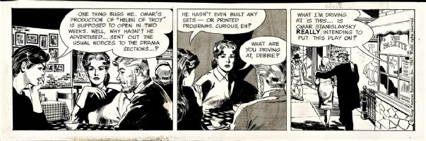 ADAMS, NEAL / STAN DRAKE Studio - Juliet Jones daily 12/6 1966, Julie & pals Comic Art
