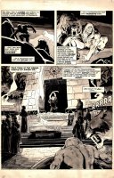 ADAMS, NEAL / JOHN BUSCEMA - Savage Tales #7 semi-splash- Kazar & Zabu 1974 Comic Art