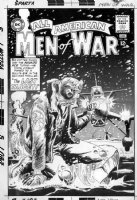 KUBERT, JOE - All American Men Of War #104 large Cover, Lt. Johnny Cloud on ice vs Nazi ace 1964 Comic Art