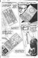 MORROW, GRAY - DC Presents #65 pg 13, Clark Kent (Superman) is read tarot by Madame Xanadu Comic Art