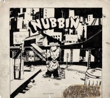 WOOD, WALLY - Will Eisner's John Law #1 (1949) Adventures of Nubbin, top of page splash panel Comic Art