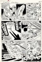 ROTH, WERNER / DICK AYERS - Uncanny X-Men #25 large pg 16, Ice Man in action & defeated Comic Art