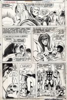 COCKRUM, DAVE / NEAL ADAMS - Avengers, GS #2 last pg, Team, Swordsman dies /  Kang's TIME WARS    Comic Art