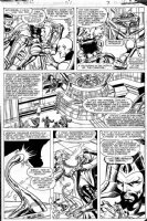 COCKRUM, DAVE - Uncanny X-Men #157 pg 7, space Wolverine  & Team & Star Jammers Comic Art