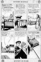 INFANTINO, CARMINE / MURPHY ANDERSON - Mystery In Space #81 pg 2, Adam in NYC & Alanna's twin! 1963 Comic Art