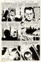 SEKOWSKY, MIKE - Justice League #62 pg 11, JLA Flash & Atom visit jail  Comic Art