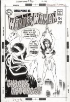 SEKOWSKY, MIKE / DICK GIORDANO - Wonder Woman #188 cover, New Wonder Woman bound by Dr Cyber Comic Art