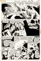 SEKOWSKY, MIKE - Justice League #62 pg 14, JLA Flash & Atom stop crooks Comic Art