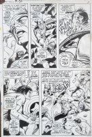 COLAN, GENE - Captain America #130 page 8 Captain America faces angry protestors! Comic Art