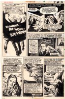 COLAN, GENE / REDONDO / ADKINS - Giant Size Dracula #5 pg, Dracula in the 1930s Comic Art