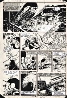 SIENKIEWICZ, BILL - Moon Knight #4 pg 28, MK in the air Comic Art