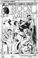 SIENKIEWICZ, BILL - Moon Knight #7 1st version cover, Moon Knight captured 1981 Comic Art