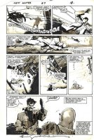 SIENKIEWICZ, BILL - New Mutants #27 pg 15. First Legion story, Prof X meets son, David / Legion / persona Jack Wayne 1985 Comic Art
