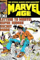 ZECK, MIKE - Marvel Age #20 1st Secret Wars Black Spider-Man / Venom cover FF X-Men Avengers Nov 1984 Comic Art