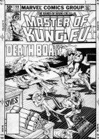 ZECK, MIKE / GENE DAY - Master of Kung Fu #99 Cover, Shang Chi in martial arts battle royal 1981 Comic Art
