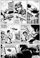 ZECK, MIKE - Captain America #262 pg 25, Cap captured by Giant Cap, Noman / Cap 2 dead Comic Art