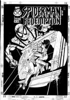 ZECK, MIKE - Spider-Man: Redemption #3 cover, Spider-Man / Ben Reilly & Janine Godbe 1996 Comic Art