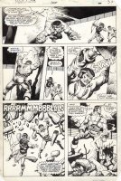 MIGNOLA, MIKE signed - Power-Man & Iron Fist #100 pg 33 Comic Art