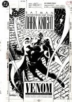GARCIA-LOPEZ, JOSE LUIS - Batman Legends of the Dark Knight #20 Cover, Batman & Venom, origin of Bane 1991 Comic Art
