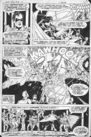 ROGERS, MARSHALL - Superman Family #194 pg 2, Nightwing & Flamebird / Superman & Jimmy as Krypton Batman + Robin Comic Art