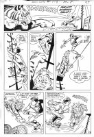 OKSNER, BOB / WALLY WOOD inks? - Jerry Lewis #118 pg 8 Jerry & tiger Comic Art