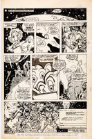 PEREZ, GEORGE -  Perez: Accent on the First 'E'  Book- 1 pg ad: Avengers FF X-Men JLA, Defenders Surfer Galactus + 1978 Comic Art