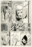 PEREZ, GEORGE - (Tales of New) Teen Titans #48 pg 23, Raven & Jericho, 1984 Comic Art